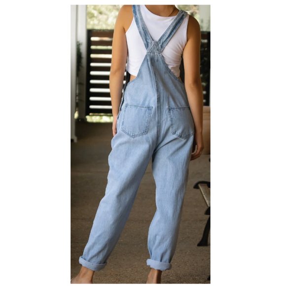 Unworn Country Denim Light Blue Overalls - Picture 2 of 5